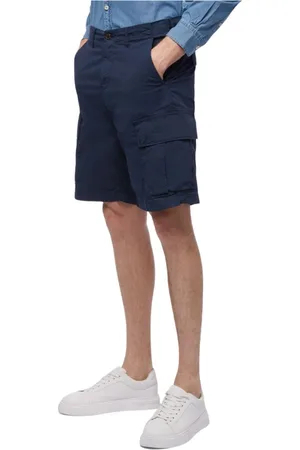 Brooks Brothers Hombre, Pantalones cortos, Azul, Talla: W42