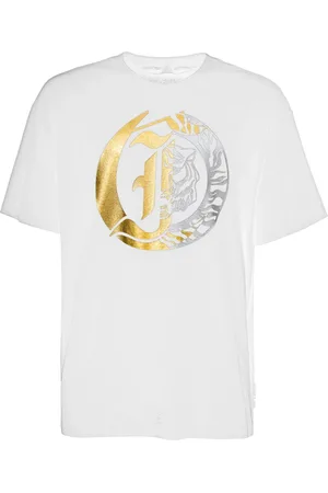 Roberto Cavalli Hombre, Camisetas, Blanco, Talla: S