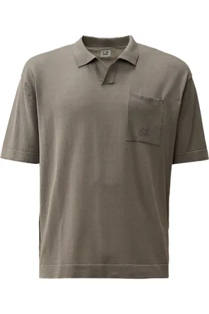 C.P. Company Hombre, Camisetas, Gris, Talla: L