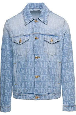 VERSACE Hombre, Chaquetas, Azul, Talla: M