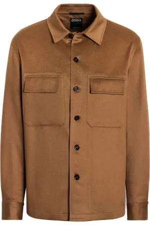 Ermenegildo Zegna Hombre, Chaquetas, Marrón, Talla: L