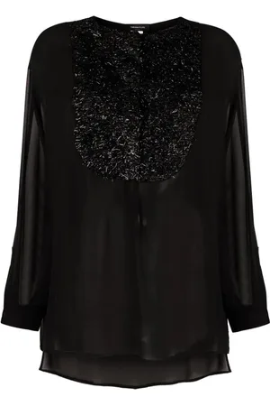 Fabiana Filippi Mujer, Blusas y Camisas, Negro, Talla: S