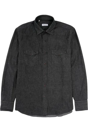 SALVATORE PICCOLO Hombre, Camisas, Gris, Talla: 3XL