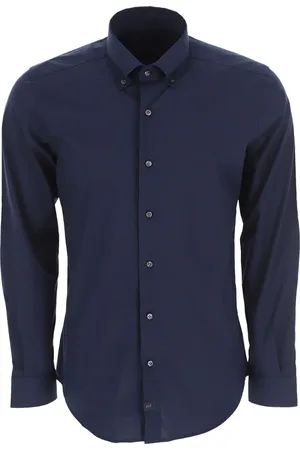FAY Hombre, Camisas, Azul, Talla: 3XL