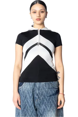 Jean Paul Gaultier Mujer, Camisetas, Negro, Talla: XS