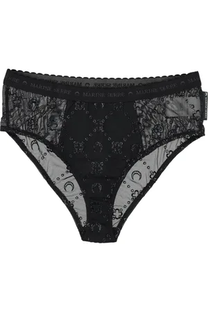 Marine Serre Mujer, Ropa interior, Negro, Talla: M