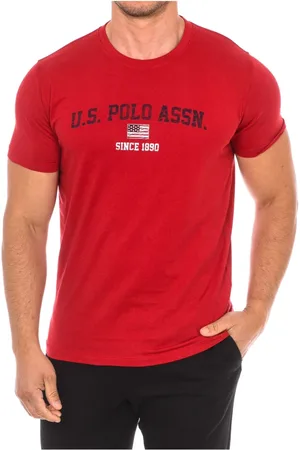 U.S. Polo Assn. Hombre, Camisetas, Rojo, Talla: XL