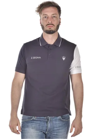 Ermenegildo Zegna Hombre, Camisetas, Azul, Talla: S