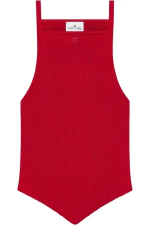Courrèges Mujer, Camisetas, Rojo, Talla: M