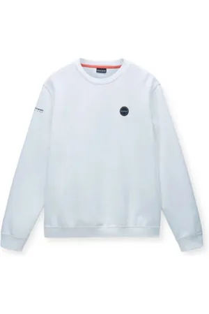 Napapijri Hombre, Sudaderas, Blanco, Talla: L