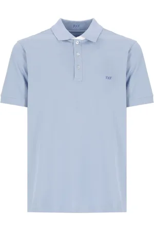 FAY Hombre, Camisetas, Azul, Talla: M
