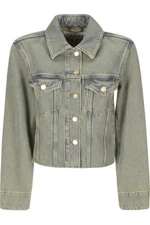 Ganni Mujer, Chaquetas, Marrón, Talla: L