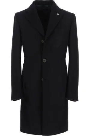 L.B.M. 1911 Hombre, Abrigos, Azul, Talla: M