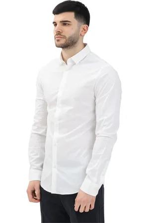 Armani Exchange Hombre, Camisas, Blanco, Talla: 2XL