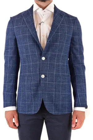 BARBA Hombre, Trajes, Azul, Talla: L