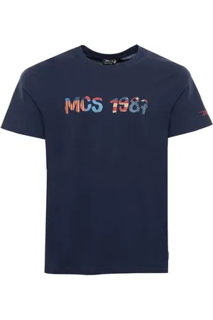 MCS Hombre, Camisetas, Azul, Talla: L