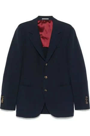 Brunello Cucinelli Hombre, Chaquetas, Azul, Talla: 4XL