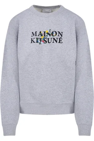 Maison Kitsuné Mujer, Sudaderas, Gris, Talla: M