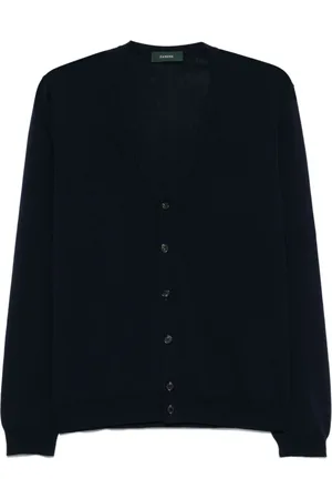 ZANONE Hombre, Jerseys, Azul, Talla: L