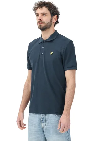 Lyle & Scott Hombre, Camisetas, Azul, Talla: M