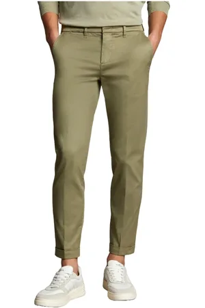 FAY Hombre, Pantalones, Verde, Talla: W30