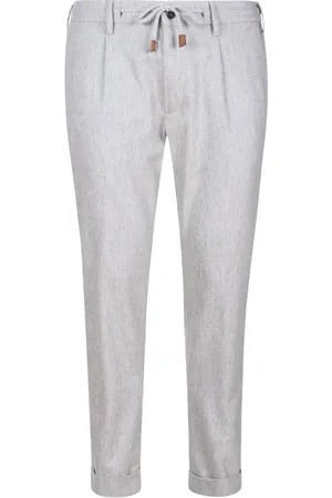 ELEVENTY Hombre, Pantalones, Gris, Talla: W40
