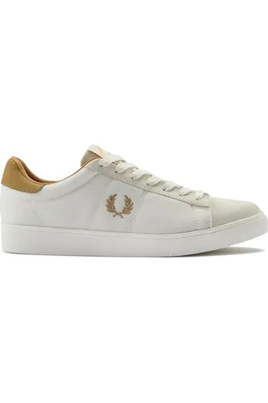 Fred Perry Hombre, Zapatos, Blanco, Talla: 40 EU
