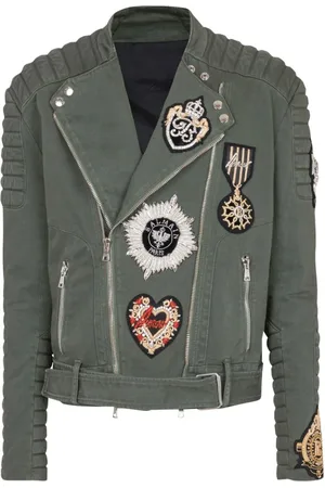 Balmain Hombre, Chaquetas, Verde, Talla: M