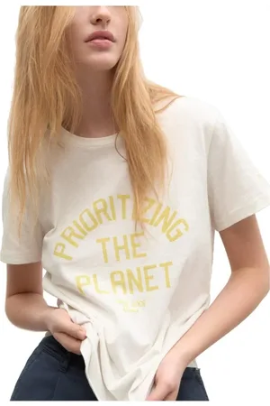 ECOALF Mujer, Camisetas, Blanco, Talla: M