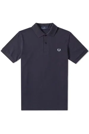 Fred Perry Hombre, Camisetas, Azul, Talla: S