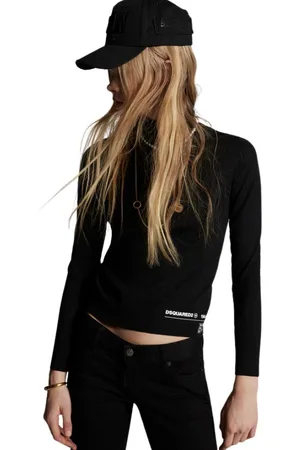Dsquared2 Mujer, Camisetas, Negro, Talla: M