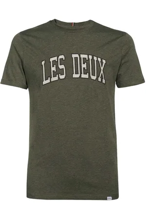 Les Deux Hombre, Camisetas, Gris, Talla: L