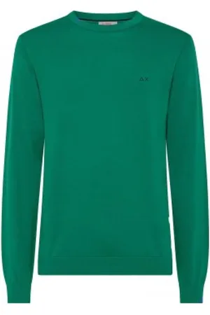 sun68 Hombre, Jerseys, Verde, Talla: S