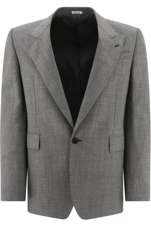 Alexander McQueen Hombre, Chaquetas, Gris, Talla: S
