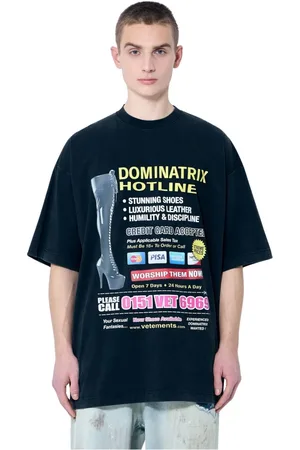 Vetements Hombre, Camisetas, Negro, Talla: S