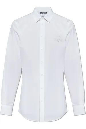 Moschino Hombre, Camisas, Blanco, Talla: L