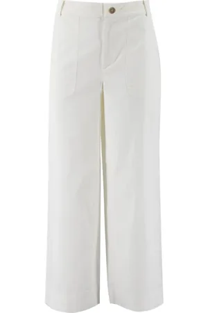 FEDELI Mujer, Pantalones, Blanco, Talla: M