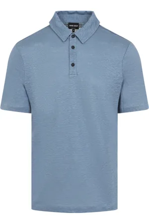 Giorgio Armani Hombre, Camisetas, Azul, Talla: S