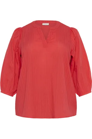 Kaffe Mujer, Blusas y Camisas, Rojo, Talla: 4XL