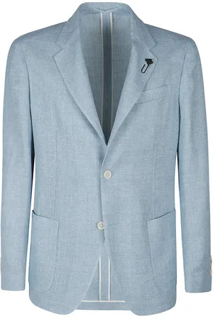 LARDINI Hombre, Chaquetas, Azul, Talla: L