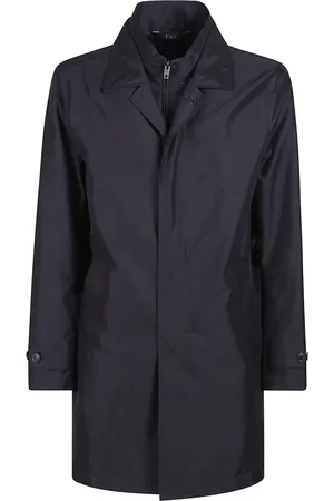 FAY Hombre, Abrigos, Negro, Talla: 2XL