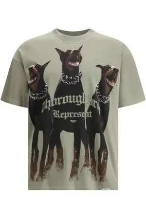 Represent Hombre, Camisetas, Verde, Talla: S