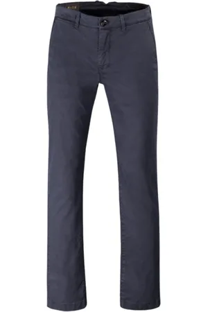 MOORER Hombre, Pantalones, Azul, Talla: 2XL
