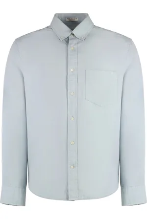 GANT Hombre, Camisas, Azul, Talla: L