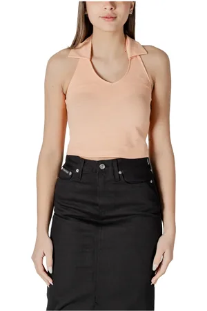 Calvin Klein Mujer, Camisetas, Naranja, Talla: M