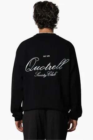 Quotrell Hombre, Jerseys, Negro, Talla: S