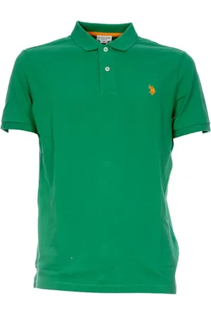 U.S. Polo Assn. Hombre, Camisetas, Verde, Talla: 2XL