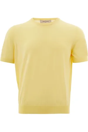 Gran Sasso Hombre, Camisetas, Amarillo, Talla: L