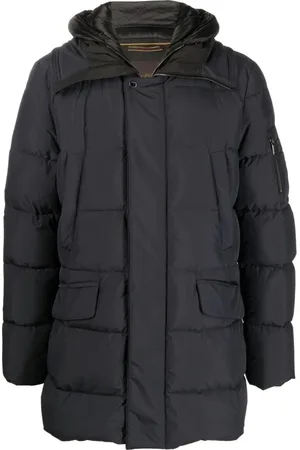MOORER Hombre, Chaquetas, Azul, Talla: M