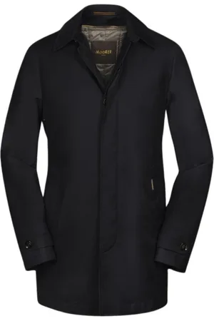 MOORER Hombre, Abrigos, Azul, Talla: 4XL